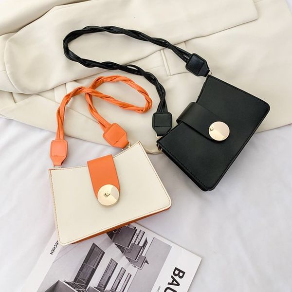 

solid color single shoulder armpit portable leisure mobile phone pocket shell new winter product fresh women's bag slant span