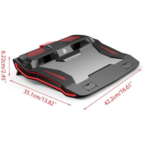 

air flow cooling pad for 12-17 inch lap2021 rgb gaming cooler p9ya pads