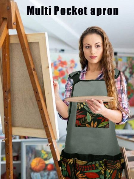 

aprons oxford cloth tool apron garden for home waterproof work multiple pockets gardening