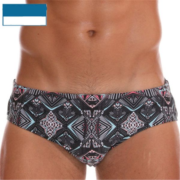 

mens 3d pattern beach shorts fashion trend breathable low waist swimwear briefs summer male new waterproof sports casual short pants