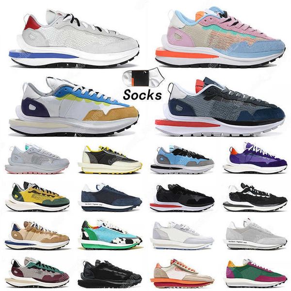 

36-45 mens women vaporwaffle pegasus casual shoes black royal and red ld waffle dark iris sesame blue voida36