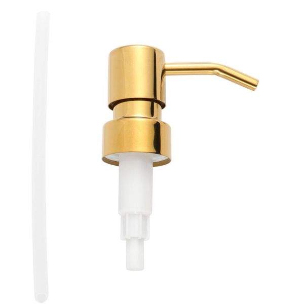 

2pcs stainless steel pump heads shampoo dispensing head pump bottle head press replacements for home shop