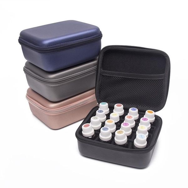 

16 slots eva essential oil case 15ml essential oil collecting bag travel carrying cases nail polish storage bag bottle organizer