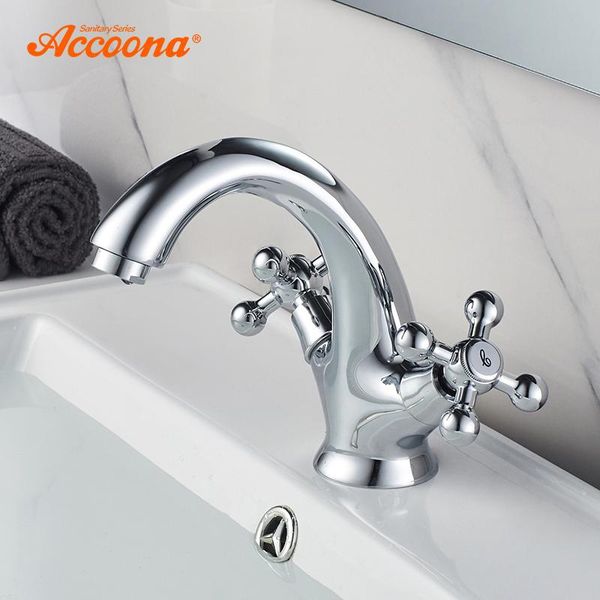 

bathroom sink faucets accoona retro european basin chrome plating single handle and cold mixer tap deck mount faucet a9071