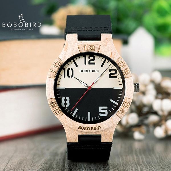

wristwatches bobobird wooden watch montre homme fashion casual luminous hand wrist in gift box v-s02 accept drop, Slivery;brown