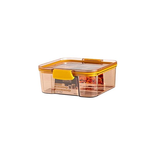 

storage bottles & jars 50jd clear transparent sealed box kitchen grain plastic container stackable square nut snack tank organizer