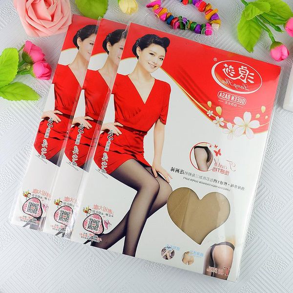 

thin ladies spring/summer stockings pantyhose core-spun 1726 t-crotch and langsha crotch anti-hook silk omtng