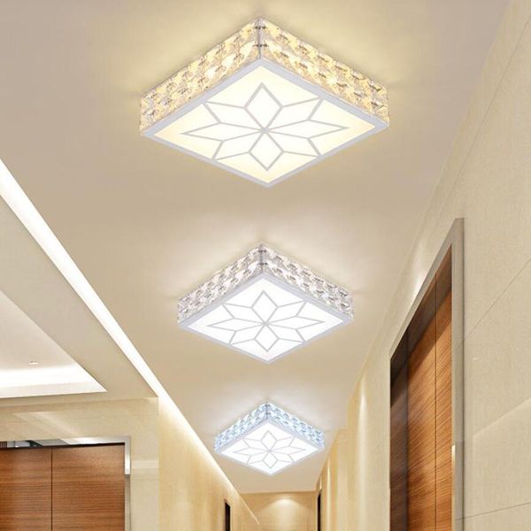 

ceiling lights ac220v led hole light crystal corridor aisle into the door entrance porch modern minimalist