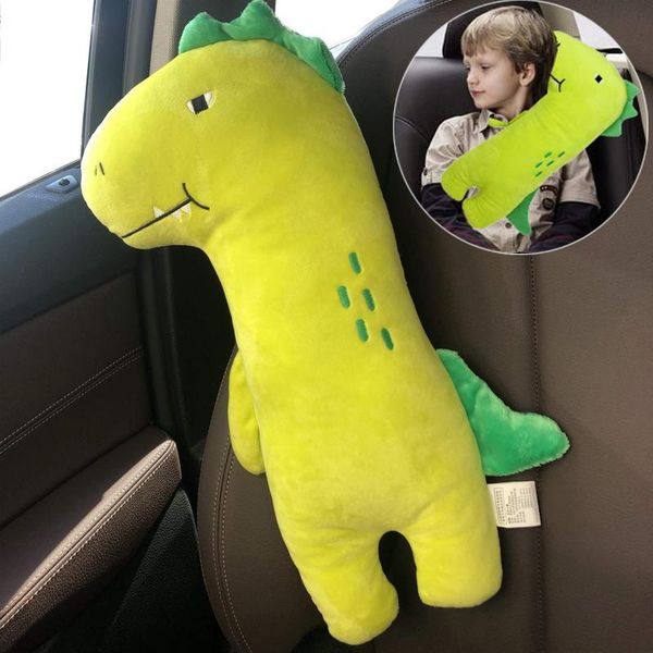 

pillow child tote bag seat belt cushion toy neck protection cartoon pocket comfortable for children gift