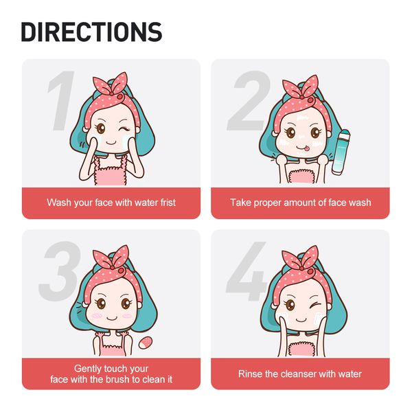 

electric facial cleansing brush silicone face cleansing brush sonic face cleaning machine skin care tools massager cleaning tool