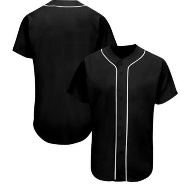Großhandel Herren Blanko-Trikots für Sportler, Baseball-Jersey-Sporthemden Gut 013
