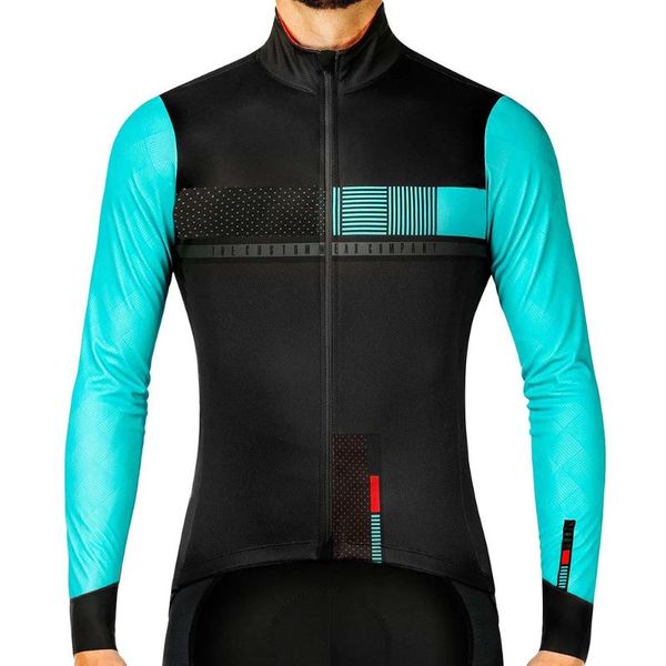 

racing jackets winter cycling jersey long sleeve bike clothing riding thermal fleece maillot ropa ciclismo invierno keep war, Black;red