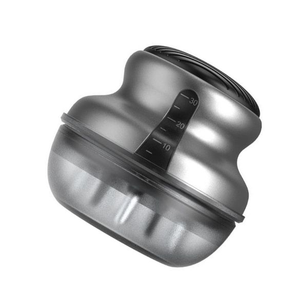 

hair brushes scalp applicator comb massager multiple functions oil dispense hairbrush (grey), Silver