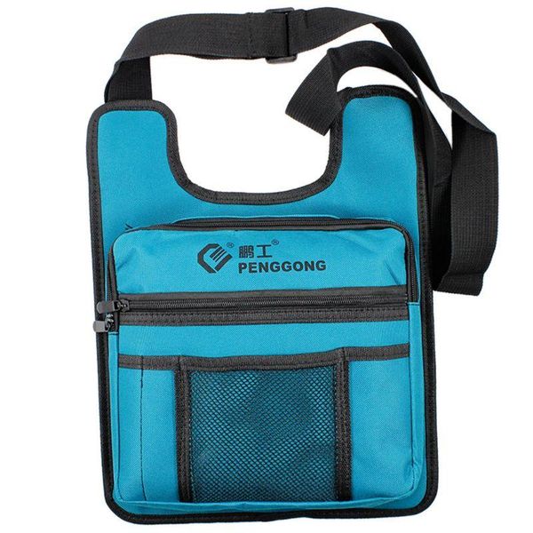 

cosmetic bags & cases hardware toolkit shoulderbag waterproof oxford cloth multi zipper organize pockets storage pouch portable electrician