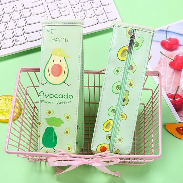 

pencil bags cartoon cute milk pencilbox pen case pouch