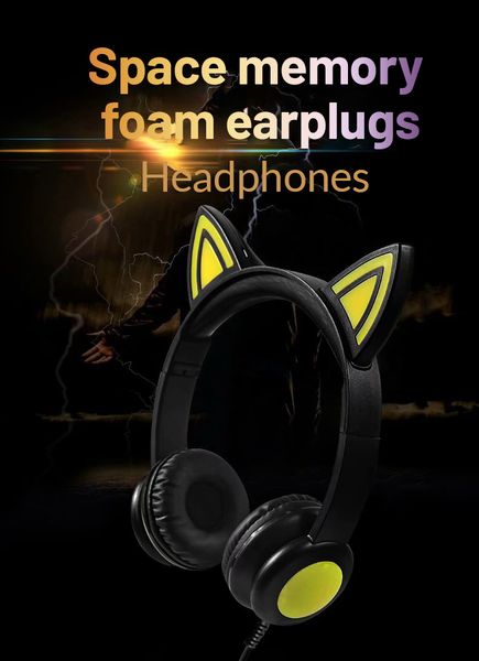 

3.5mm headset with wired luminescence