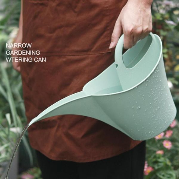 

watering equipments 1pc 2l can long mouth wear-resistant large capacity flower with handle garden supplies tools
