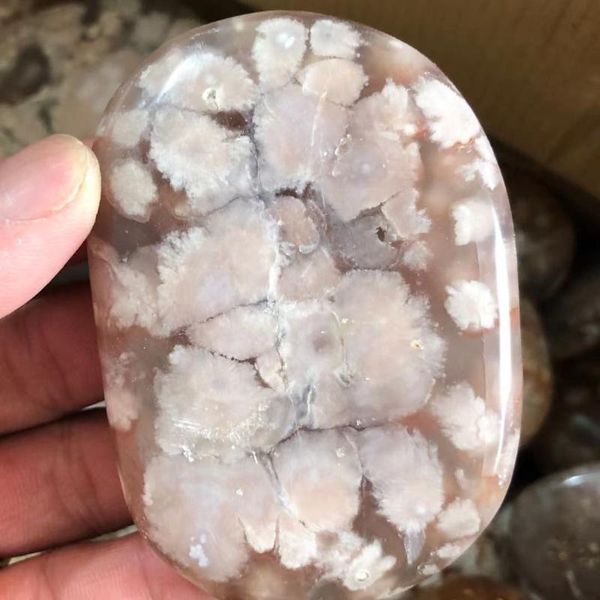 

decorative objects & figurines natural polished sakura agate crystal madagascar healing