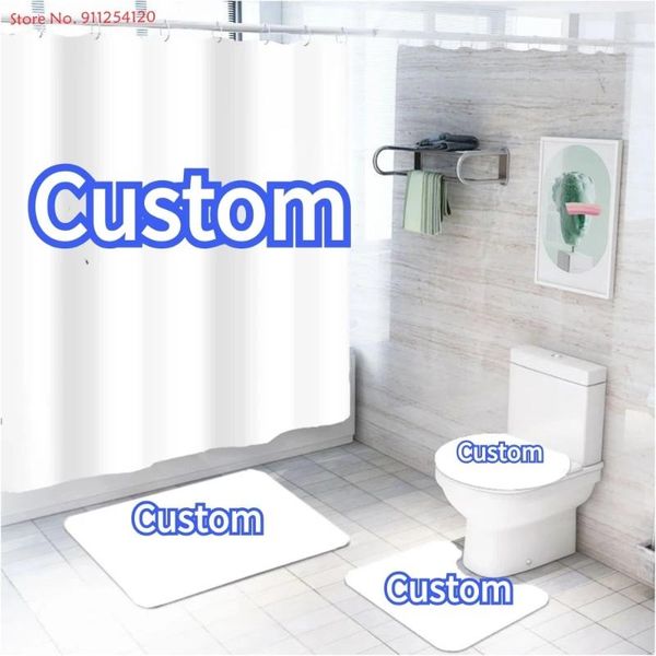 

shower curtains diy custom curtain waterproof bathroom 10 with hooks four-piece set