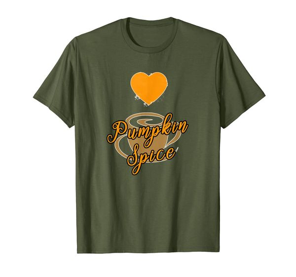 

Pumpkin Spice Coffee Cup Heart Fall Flavors Graphic TShirt, Mainly pictures