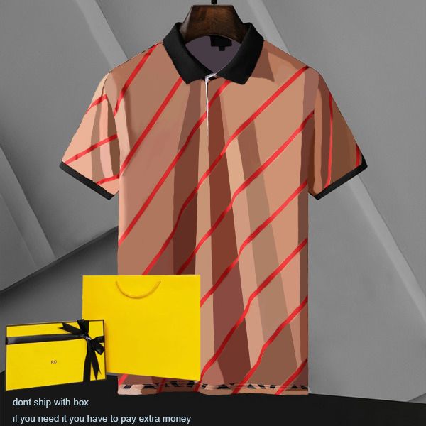 

men's polos classic letter and striped pattern mens fashion polo shirt contrast color casual short sleeve men tees, White;black