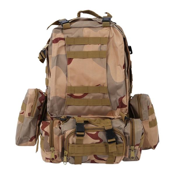 

backpack army hiking backpacks 55l 3d molle multifunctional trekking for / sports travel - with addit