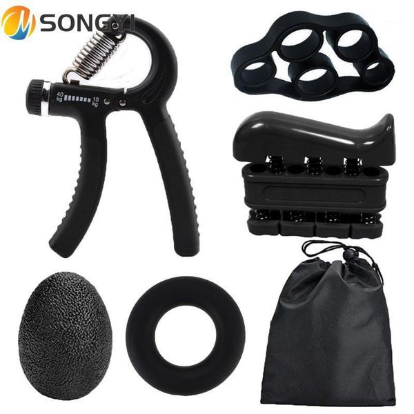 

yongyiyi resistance bands songyi 5pcs adjustable heavy gripper fitness hand exerciser wrist training increase strength finger pinch carpal e