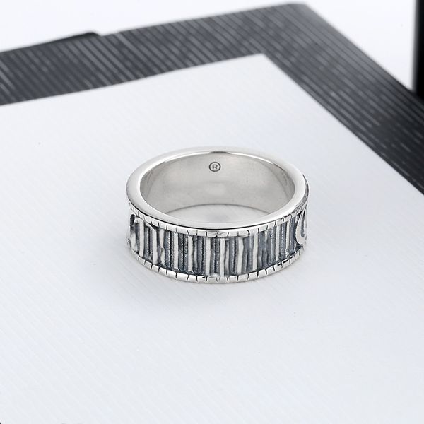 

luxury designer silver plated ring for couple lover rings new product personality fashion jewelry supply linkb