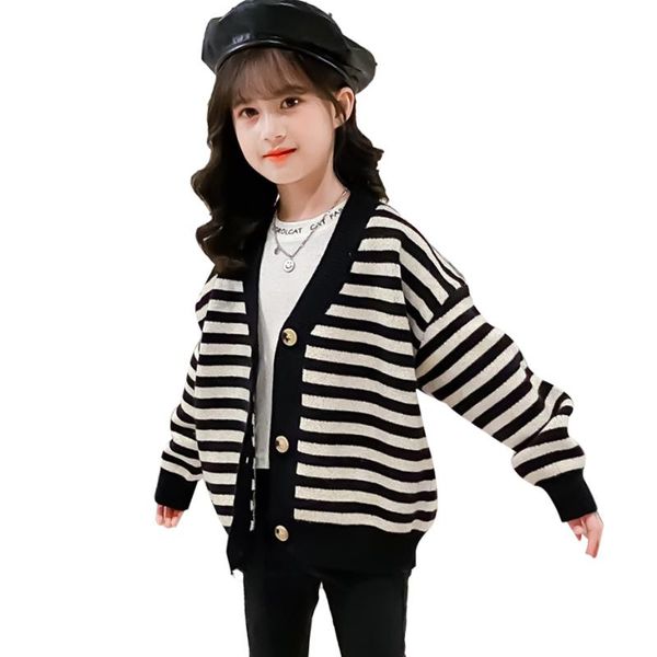 

coat for girl striped girls coats casual style kids coat spring autumn children's clothing girl 6 8 10 12 14, Blue;gray