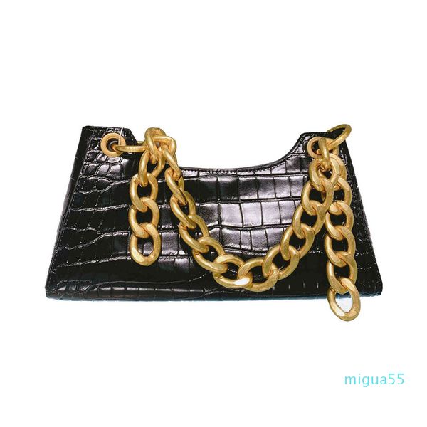 

french stick bag women's fashion style pattern underarm chain single shoulder