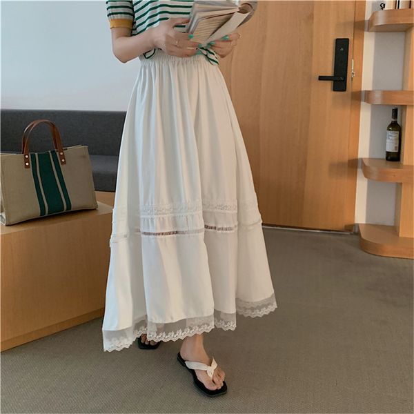 

women's tracksuits hzirip female skirt from shreds, long with lace, waist for the summer of byas, Gray
