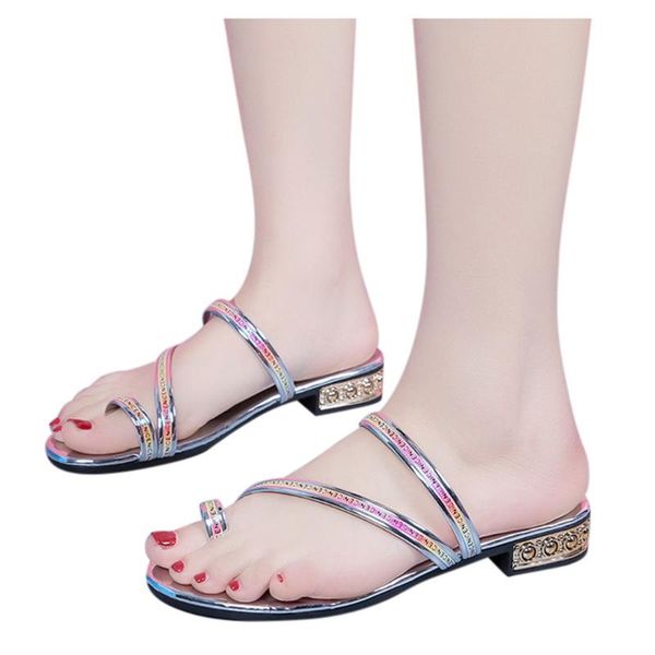

summer women sandals bling pumps shoes comfort ladies woman sandalie gold silver high heels female footwear slip on sandals new, Black