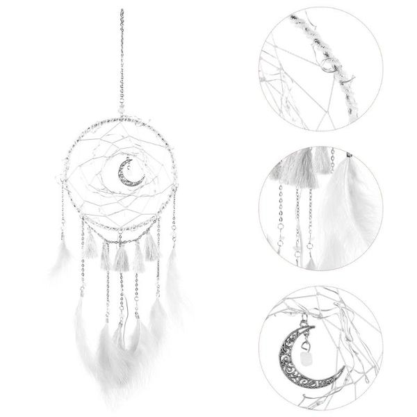 

decorative objects & figurines creative dream catcher wind chime with light exquisite hanging accessory