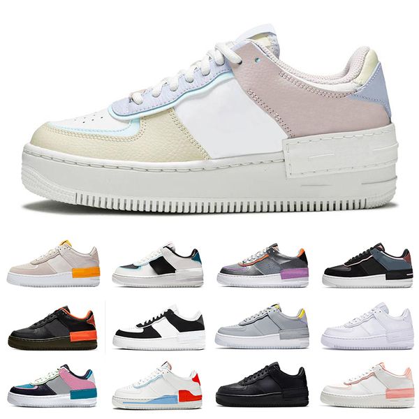 

shadow white low 1 fashion platformt men women running shoes pistachio frost black light pastel pale ivory mens trainers sports sneakers 36-