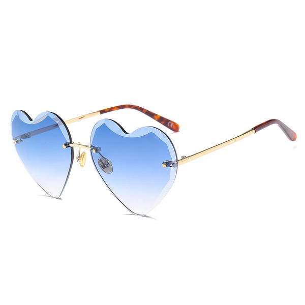 

design sunglasses fashion shape rimless women men luxury vintage sun shades eyewear oculos goggles 22096df, White;black