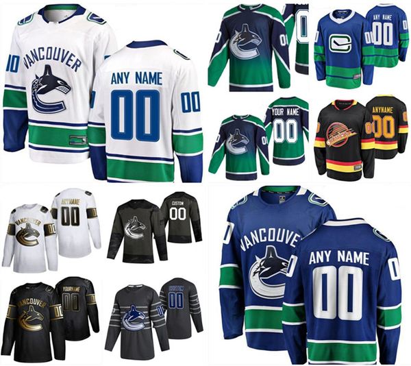 

vancouver canucks 40 elias pettersson hockey jerseys 53 bo horvat 6 brock boeser 43 quinn hughes 21 loui eriksson 17 josh leivo custom stitc, Black;red