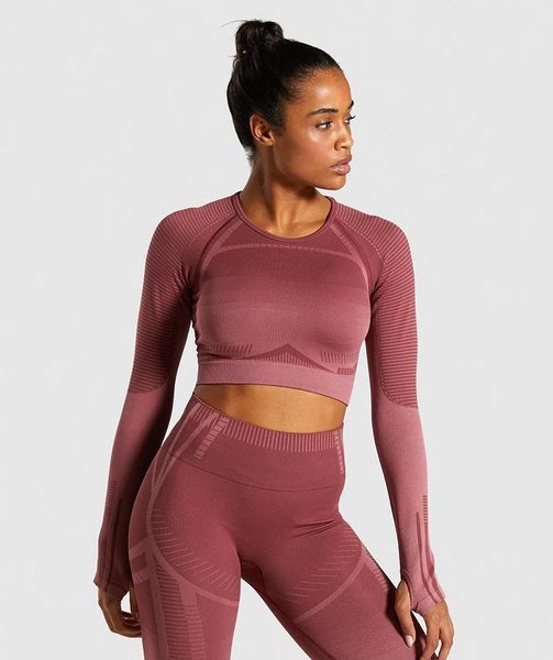

seamless yoga underwear sports shockproof u-shaped bra women deep v running long-sleeved plus size outfit
