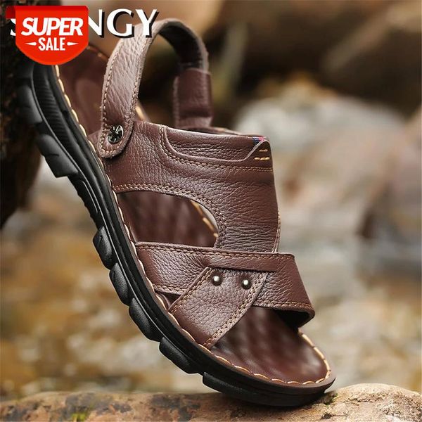

summer men sandals beach roman shoes men casuals outdoor shoes flip flops slippers sneakers summer fashion #7g8q, Black