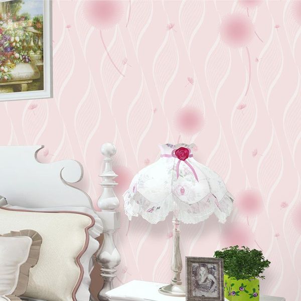 

wallpapers cheng shuo three-dimensional non-woven wallpaper dandelion pastoral bedroom warm living room backdrop