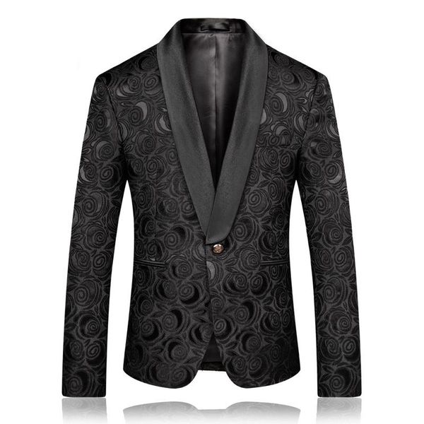 

men's suits & blazers suit jacket plus size wedding clothes business party occasion, White;black