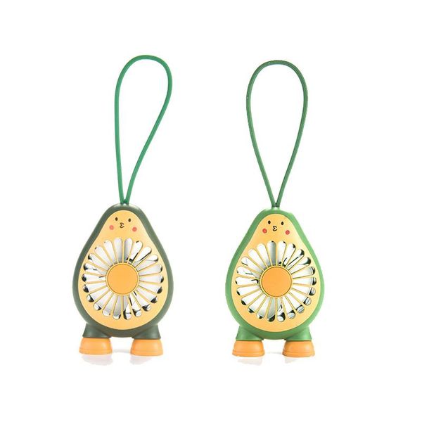 

electric fans mini portable avocado shape fan usb rechargeable deskcooling for outdoor home office dormitory