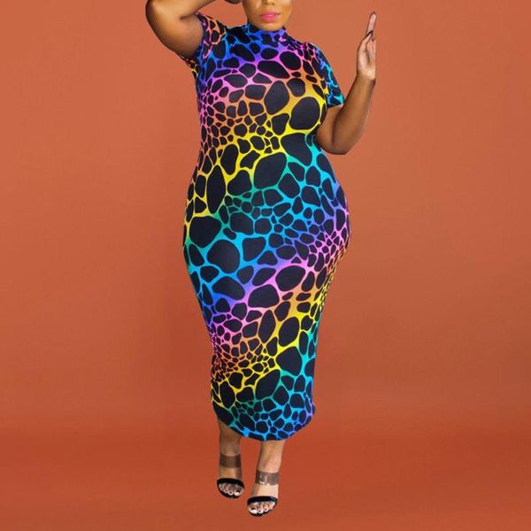 

casual dresses 4xl 5xl plus size african for womens printed bodycon high waist mid calf evening night party club wear vestidos, Black;gray