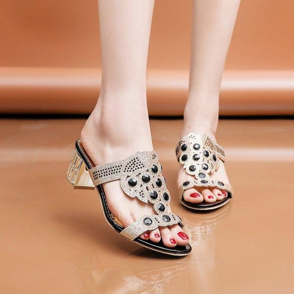 

sandals 2021 vrouwen sandalen women casual light weight black crystal high heel sandal shoes lady fashion summer