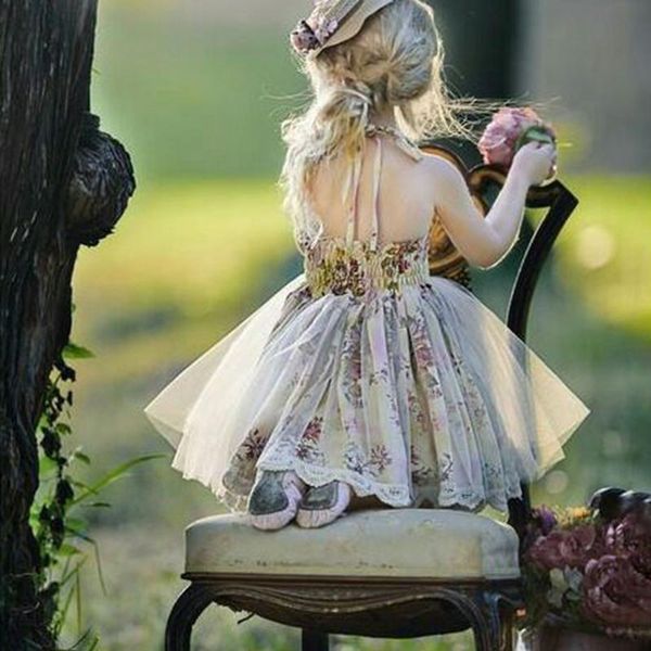 

girl's dresses child ruffle dress wedding kids girl summer party frocks for girls 2021 fahion little strap lace princess, Red;yellow