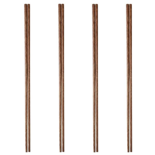 

chopsticks 4 pairs frying pot wood chopstick safe practical