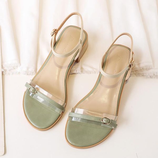

sandals multicolored large size velvet shoes soft summer heels buckle strap 2021 women's big suede girls flat comfort gladia, Black