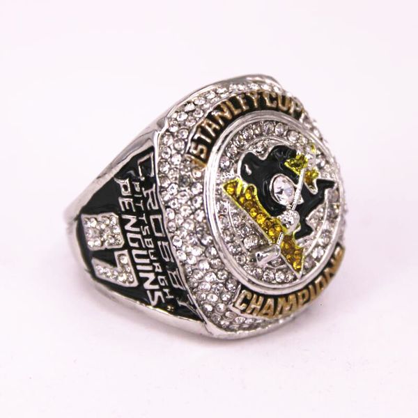 

delicate ring pittsburgh penguins ice hockey championship crossby 8-15 us, Silver