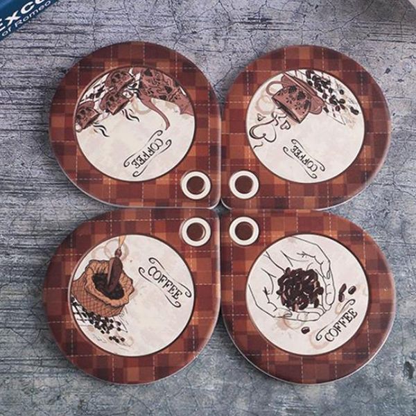 

mats & pads 4pcs anti-skid absorbent cup non-skid heat-insulated home