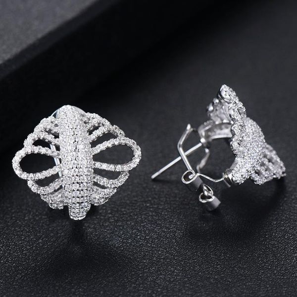 

stud charms silver 925 original boucle d'oreille femme 2021 earrings for trendy women daily jewelry lover friend anniversary ear, Golden;silver