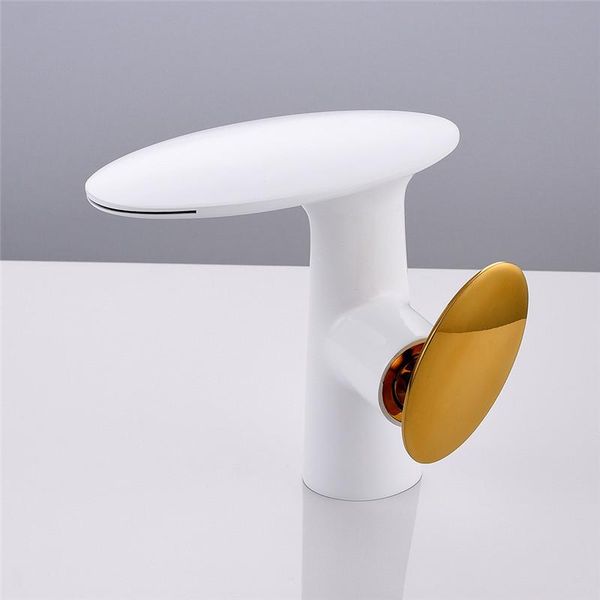 

bathroom sink faucets basin faucet golden & white/chrome/black waterfall elegant washbasin mixer tap cold water torneira